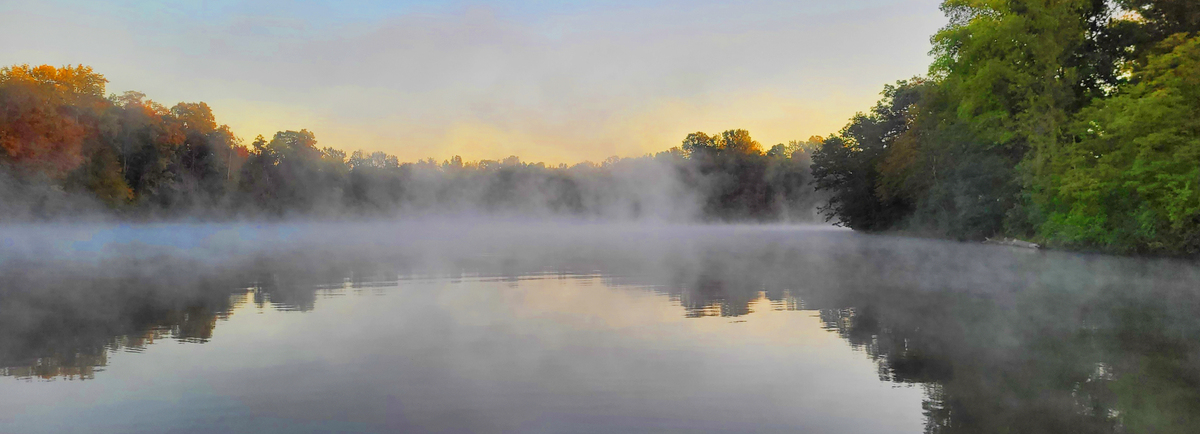 Armco Lake with Fog